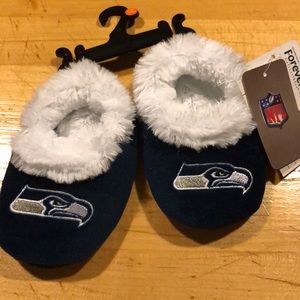 Baby Seattle Seahawks Slippers